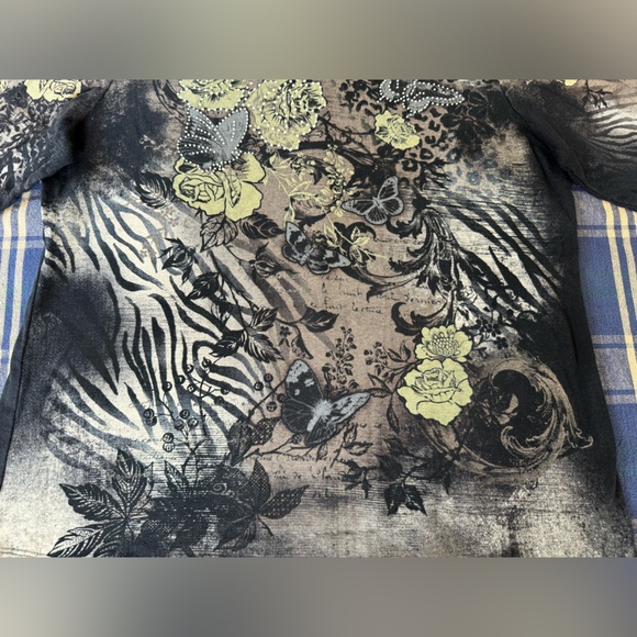 Cactus Y2K Floral Rhinestone Top - Picture 8 of 11